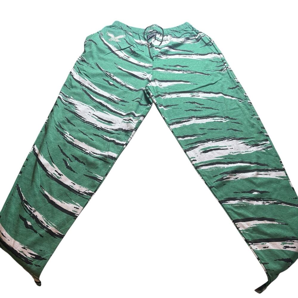 Philadelphia Eagles 90’s NFL Zubaz Zebra Pants Size XL USA Made Vintage